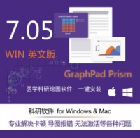 [Win版]强大的科研医学绘图统计学软件 GraphPad Prism 7.05 英文版