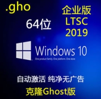 克隆版 简体中文 Windows 10 企业长期服务版 LTSC 2019 纯净完整版 64位