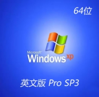 WinXP SP3 64位 英文安装包+简体中文语言包 专业版系统原版...