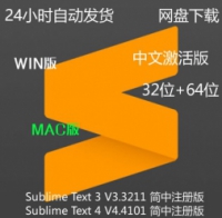 [WIN版]Sublime Text 4.0.0 Build 4101 便携特别版