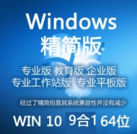 精简版 简体中文 WIN10 专业+教育+企业+专业工作站+专业平板版